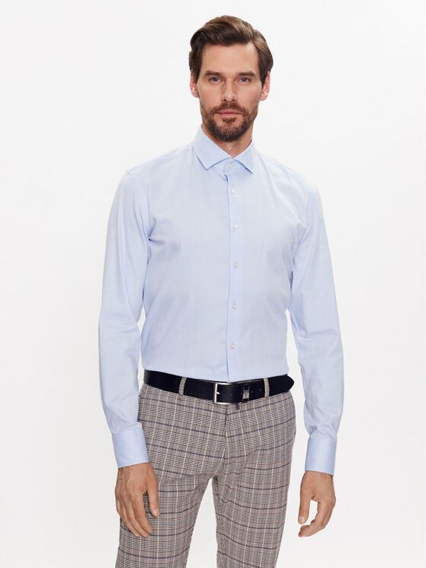 Pierre Cardin Pierre Cardin Риза 11490/000/9000 Син Tailored Fit
