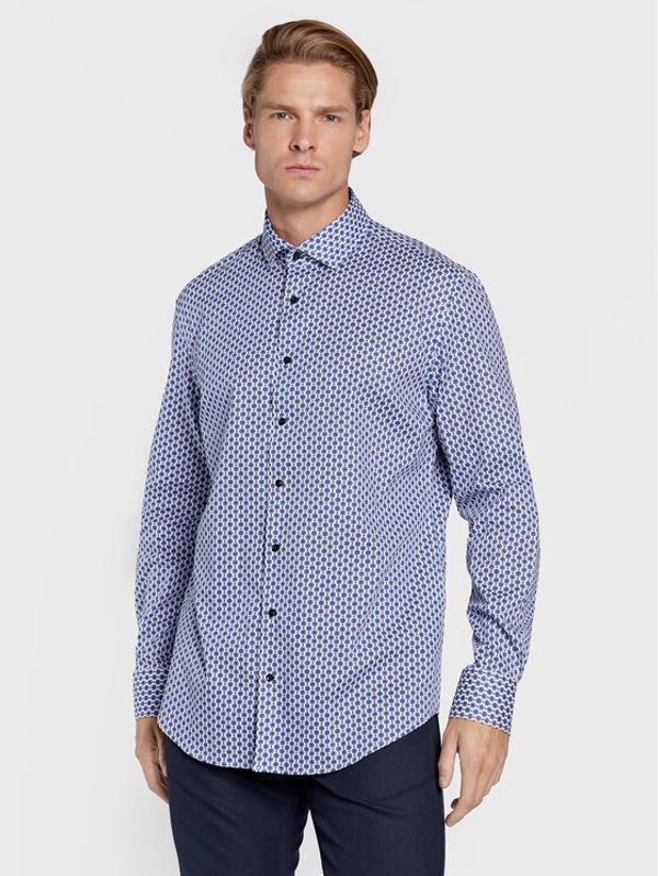 Pierre Cardin Pierre Cardin Риза C6 11401/000/0059 Син Tailored Fit