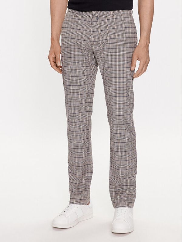 Pierre Cardin Pierre Cardin Текстилни панталони 30100/000/1027 Бежов Modern Fit