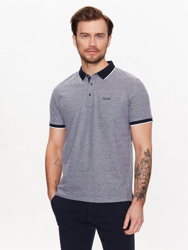 Pierre Cardin Pierre Cardin Тениска с яка и копчета C5 20514/000/2031 Тъмносин Regular Fit