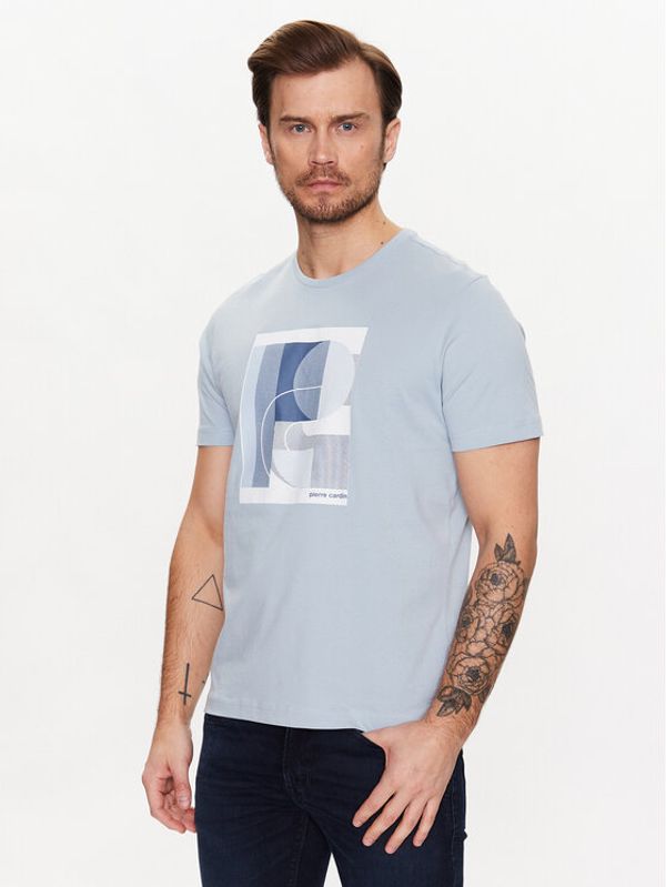 Pierre Cardin Pierre Cardin Тишърт C5 20820/000/2060 Син Regular Fit