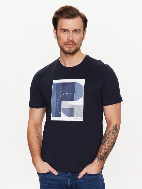 Pierre Cardin Pierre Cardin Тишърт C5 20820/000/2060 Тъмносин Regular Fit