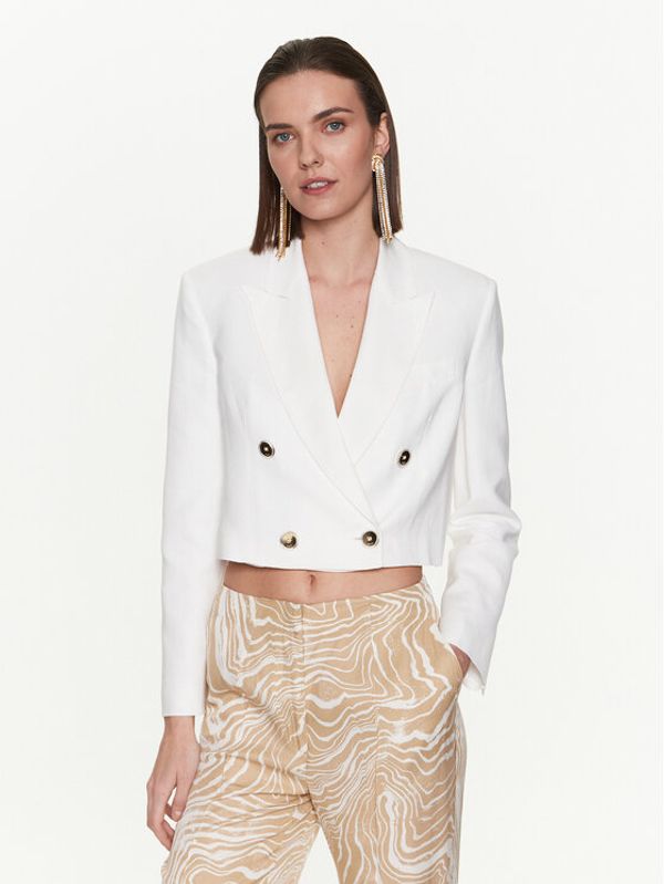 Pinko Pinko Блейзър 100951 A0IN Бял Regular Fit
