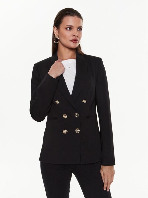 Pinko Pinko Блейзър Alexia 100256 A0IG Черен Regular Fit