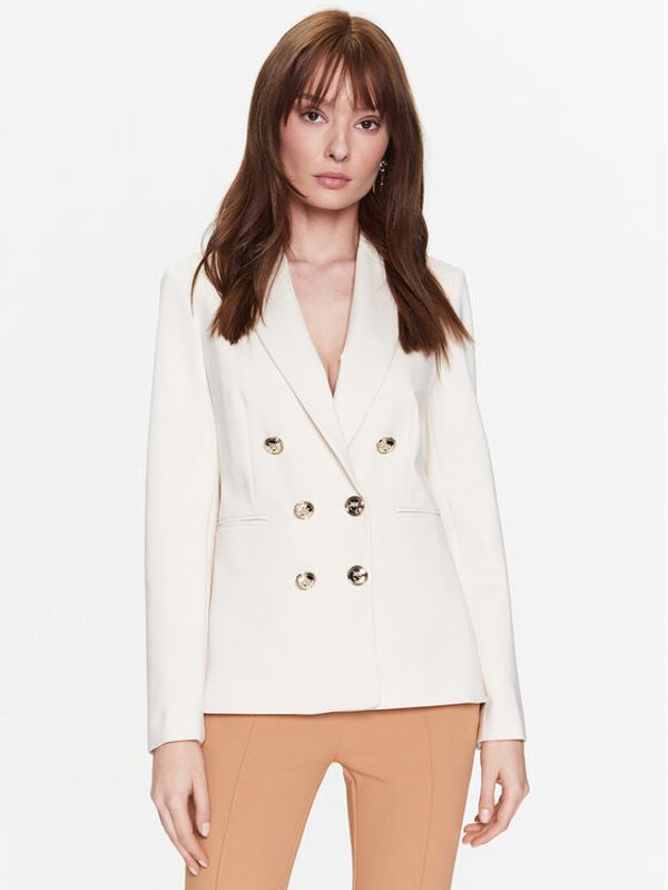 Pinko Pinko Блейзър Alexia 100256 A0IG Екрю Regular Fit