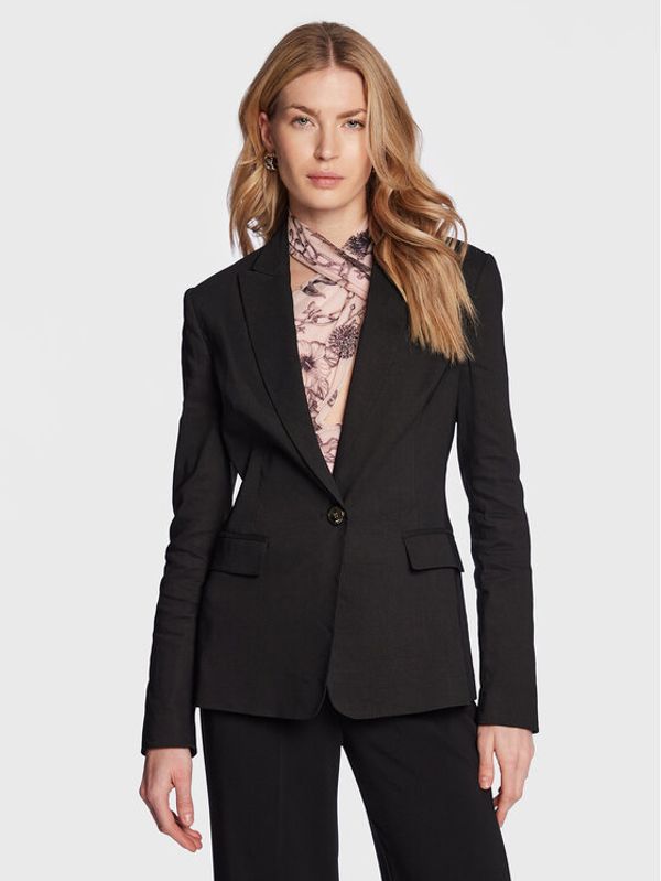 Pinko Pinko Блейзър Equilibrato 100987 A0IM Черен Slim Fit