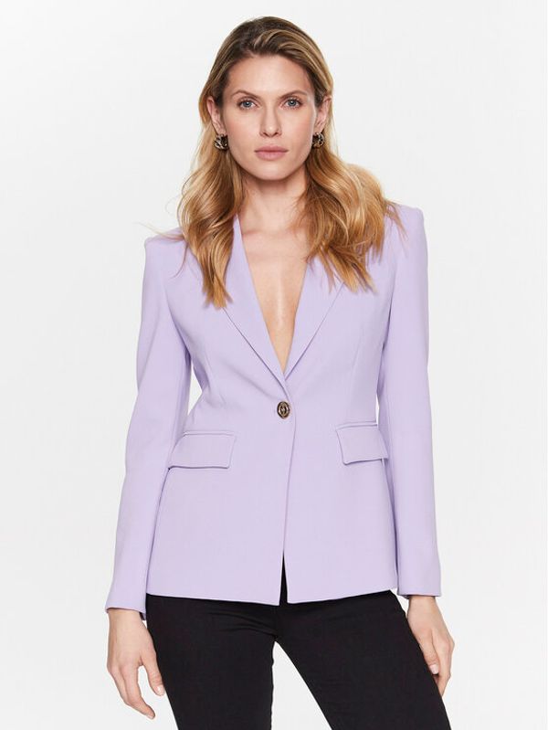 Pinko Pinko Блейзър Humahuaca 100180 7624 Виолетов Slim Fit