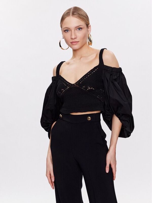 Pinko Pinko Блуза 101165 A0TS Черен Regular Fit