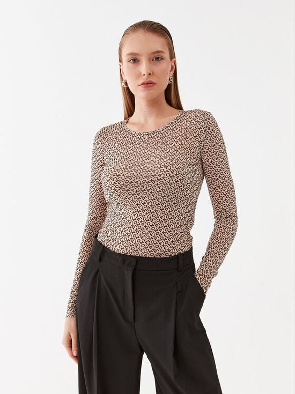 Pinko Pinko Блуза Berlino 100639 A13G Бежов Slim Fit