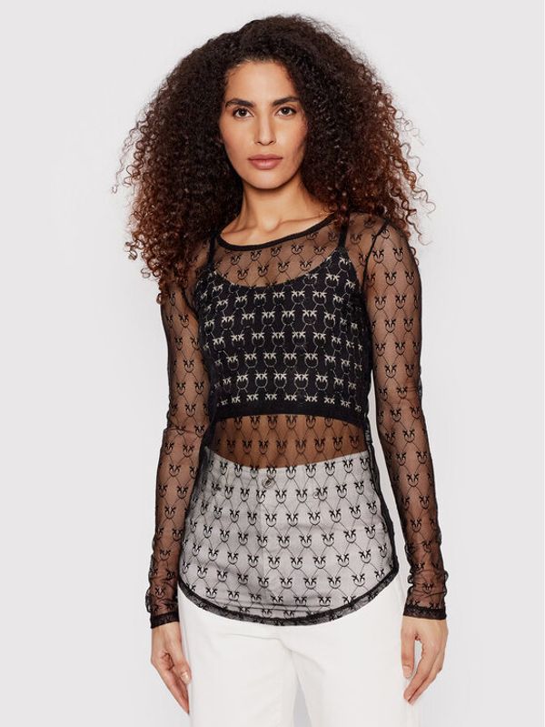 Pinko Pinko Блуза Berlino 4 1G179S Y7ES Черен Regular Fit
