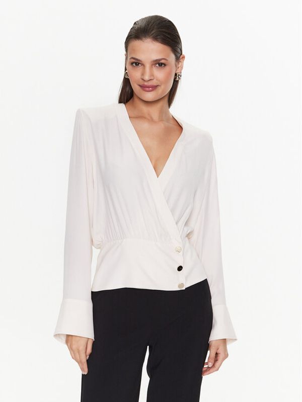 Pinko Pinko Блуза Bravo 101141 8889 Екрю Regular Fit