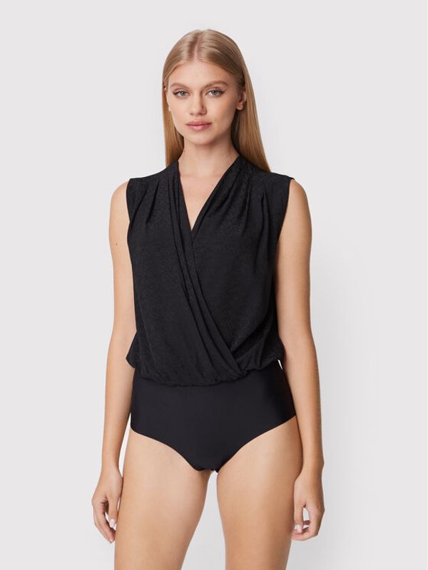 Pinko Pinko Боди Ines 1G1897 A01P Черен Regular Fit