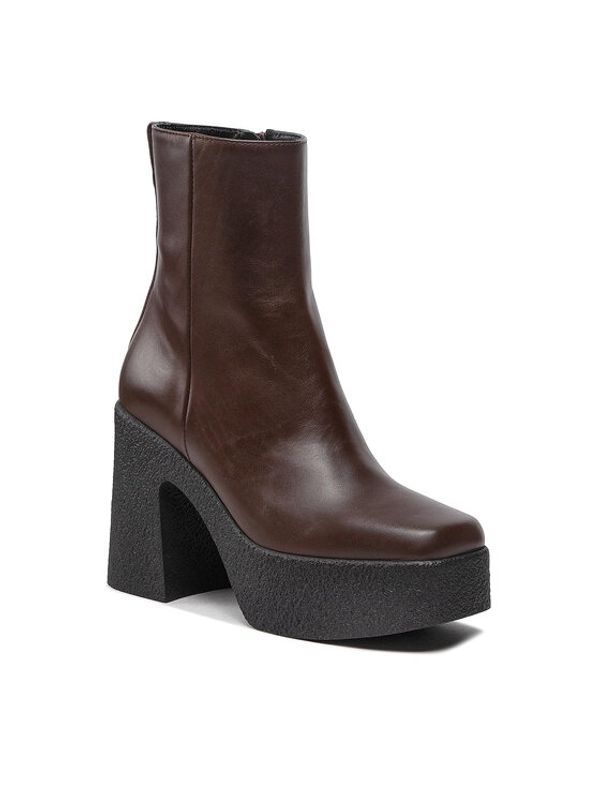 Pinko Pinko Боти Coriandolo Tronchetto AI 22-23 BLKS1 1H213C A072 Кафяв