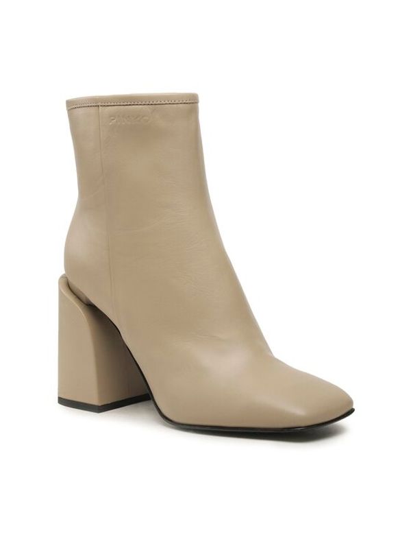 Pinko Pinko Боти Tea Tronchetto PE 23 BLKS1 100664 A0N9 Бежов