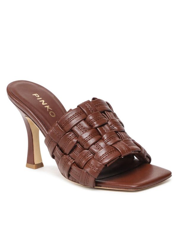 Pinko Pinko Чехли Corinna Sabot PE 22 BLKS1 1H211G Y86G Кафяв