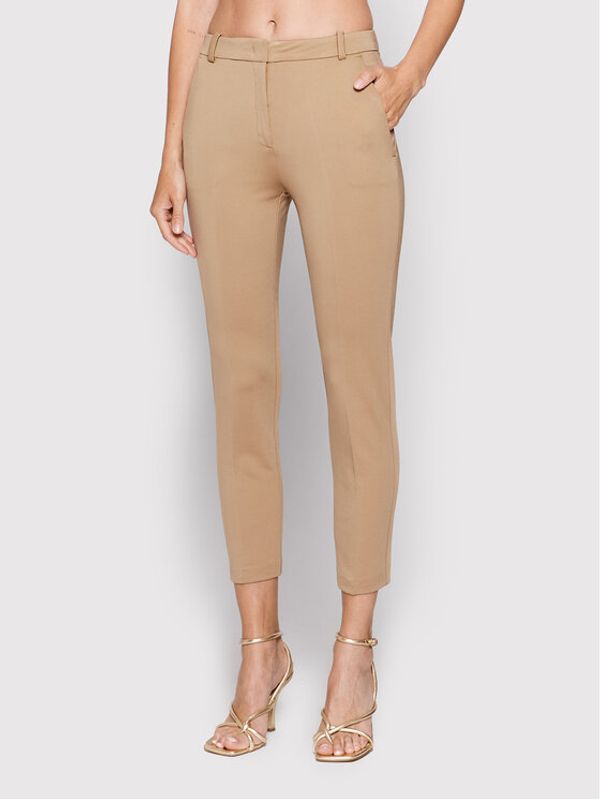 Pinko Pinko Чино панталони Bello 1G17KS 5872 Бежов Regular Fit