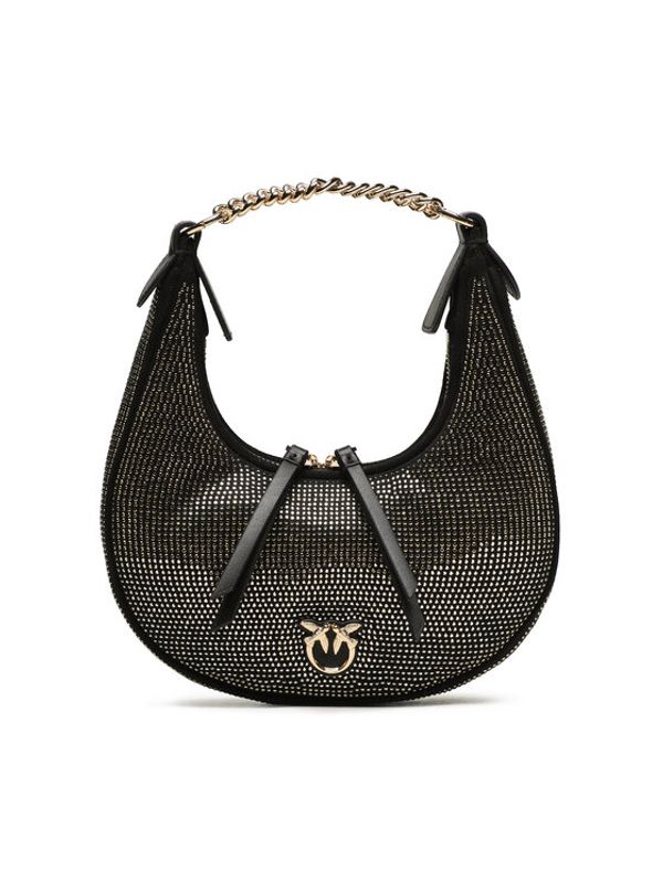Pinko Pinko Дамска чанта Brioche Hobo Mini AI 23-24 PLTT 101433 A159 Черен