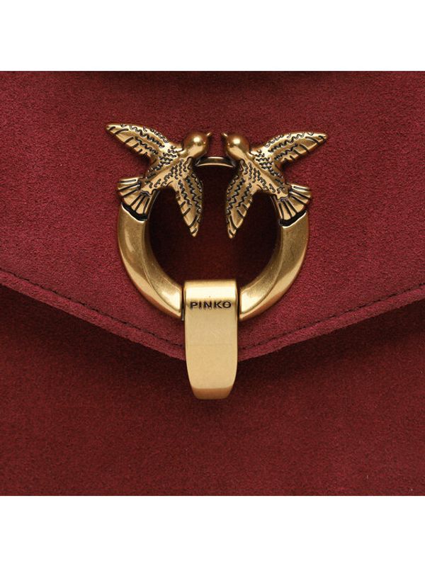 Pinko Pinko Дамска чанта Cupido Messenger Classic AI 23-24 PLTT 10512 A0F6 Бордо