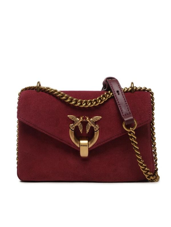Pinko Pinko Дамска чанта Cupido Messenger Mini AI 23-24 PLTT 101749 A0F6 Бордо