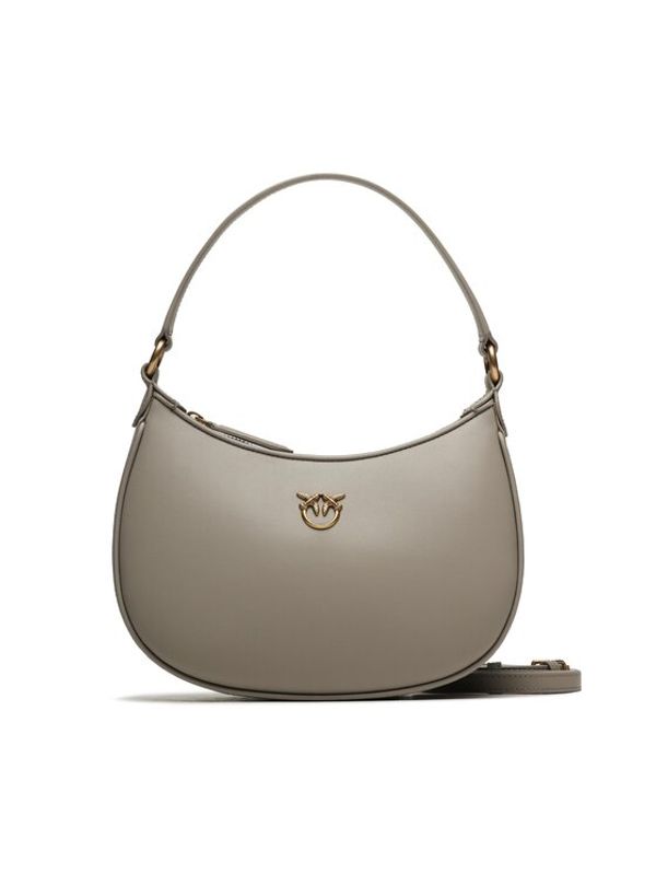 Pinko Pinko Дамска чанта Half Moon Mini AI 23-24 PLTT 101523 A0F1 Сив