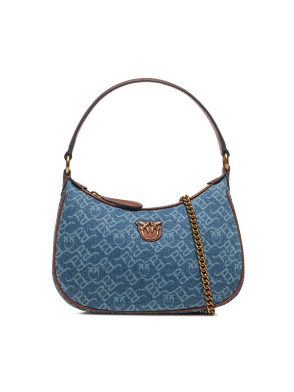 Pinko Pinko Дамска чанта Half Moon Mini AI 23-24 PLTT 101523 A138 Син