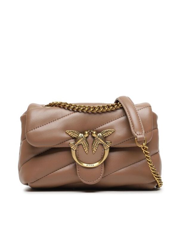 Pinko Pinko Дамска чанта Love Baby Puff C AI 23-24 PLTT 100040 A0F2 Бежов