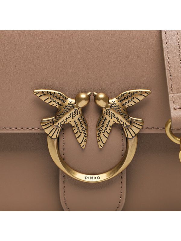 Pinko Pinko Дамска чанта Love Bell Classic AI 23-24 PLTT 100046 A14P Кафяв