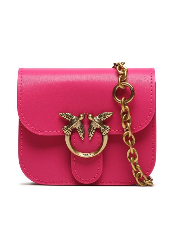 Pinko Pinko Дамска чанта Love Bell Micro AI 23-24 PCPL 100049 A14P Розов