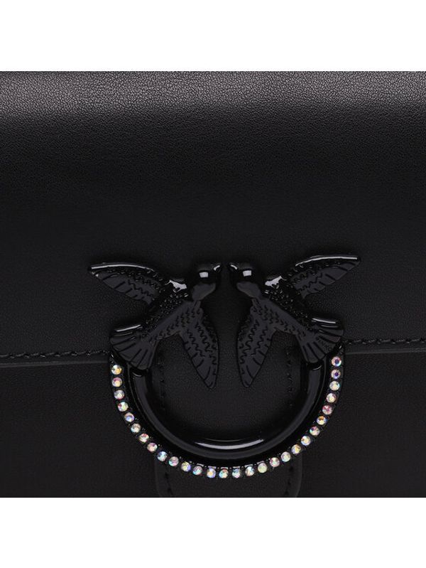 Pinko Pinko Дамска чанта Love Bell Mini AI 23-24 PLTT 100048 A10K Черен