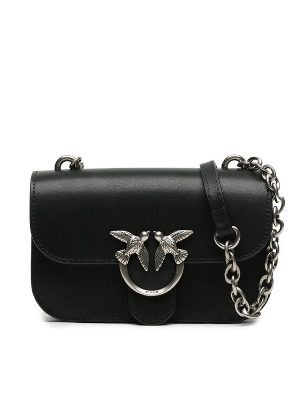 Pinko Pinko Дамска чанта Love Bell Mini AI 23-24 PLTT 100048 A14P Черен