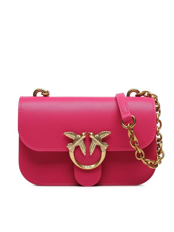 Pinko Pinko Дамска чанта Love Bell Mini AI 23-24 PLTT 100048 A14P Розов