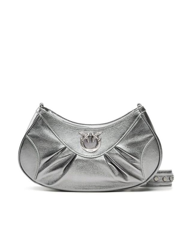 Pinko Pinko Дамска чанта Love Bon Bon Crossbody Mini PE 23 PLTT 101210 A0F8 Сребрист