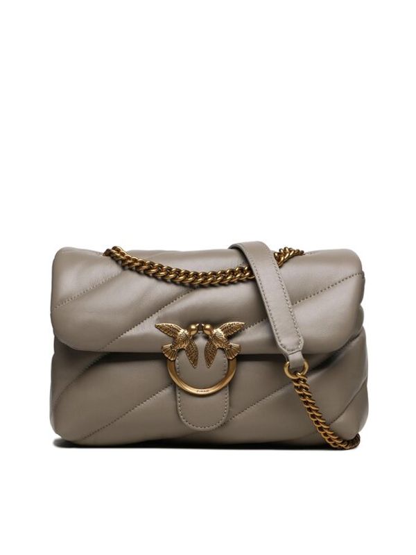 Pinko Pinko Дамска чанта Love Classic Puff Cl AI 23-24 PLTT 100038 A0F2 Сив