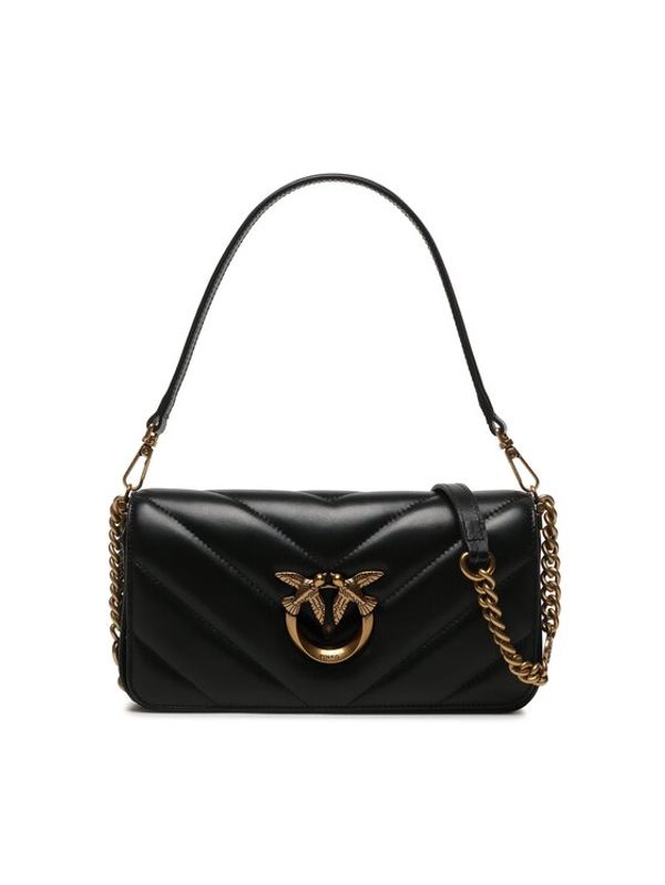 Pinko Pinko Дамска чанта Love Click Baguette Mini AI 23-24 PLTT 100068 A136 Черен