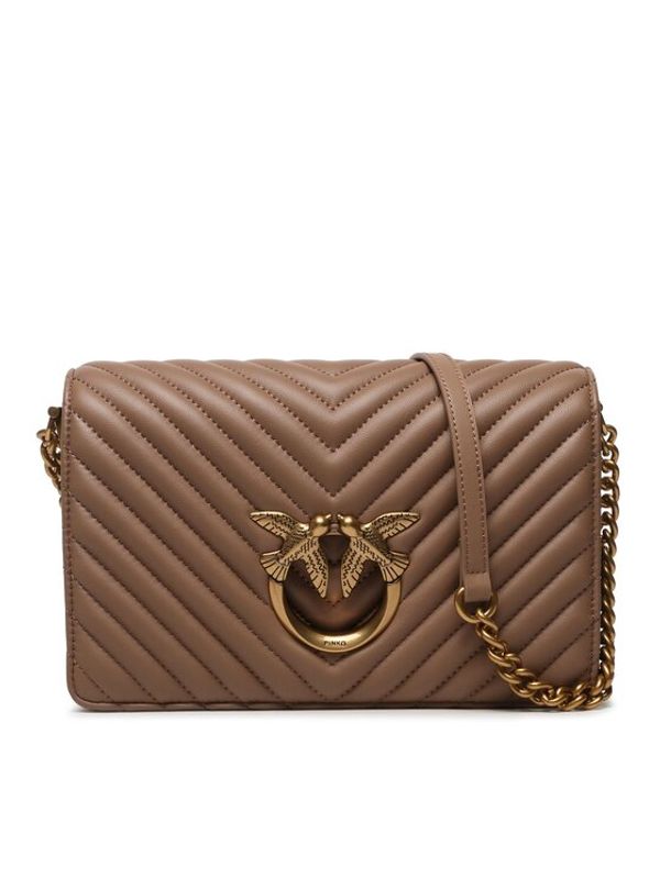 Pinko Pinko Дамска чанта Love Click Classic AI 23-24 PLTT 100063 A0GK Бежов