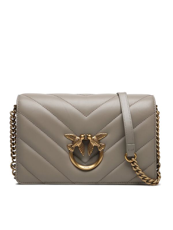 Pinko Pinko Дамска чанта Love Click Classic AI 23-24 PLTT 100063 A136 Сив