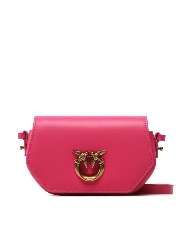 Pinko Pinko Дамска чанта Love Click Exagon Baby PE 23 PLTT 100070 A0F1 Розов