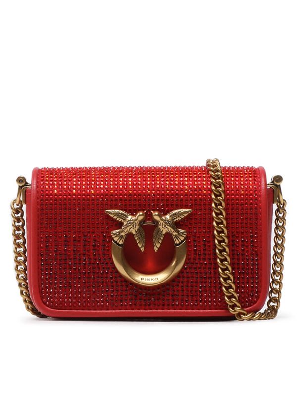 Pinko Pinko Дамска чанта Love Click Micro PE 23 PCPL 100069 A0FC Червен