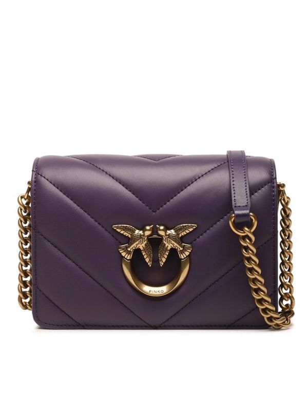 Pinko Pinko Дамска чанта Love Click Mini AI 23-24 PLTT 100067 A136 Виолетов