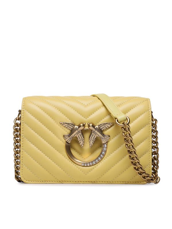 Pinko Pinko Дамска чанта Love Click Mini PE 23 PLTT 100067 A0GR Жълт