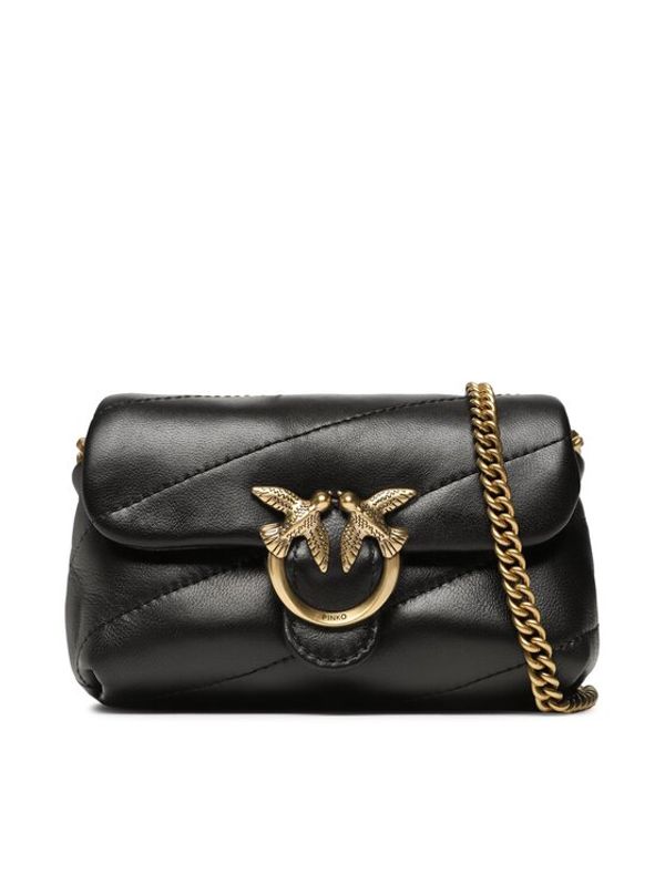 Pinko Pinko Дамска чанта Love Micro Puff C PE 23 PCPL 100041 A0F2 Черен