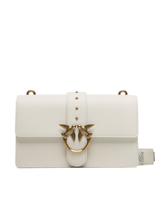Pinko Pinko Дамска чанта Love One Classic Fl . AI 23-24 PLTT 10057 A10J Екрю
