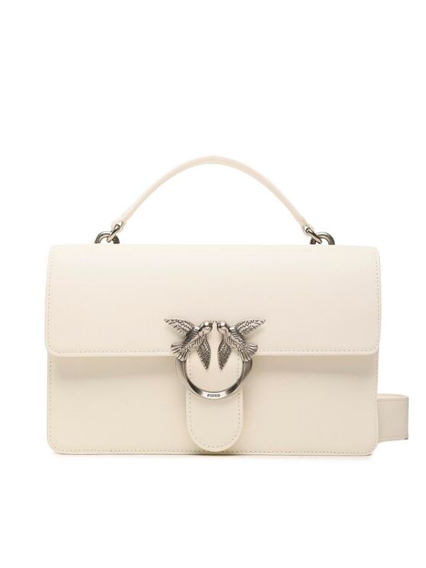 Pinko Pinko Дамска чанта Love One Classic Light PE 23 PLTT 100072 A0F1 Бял
