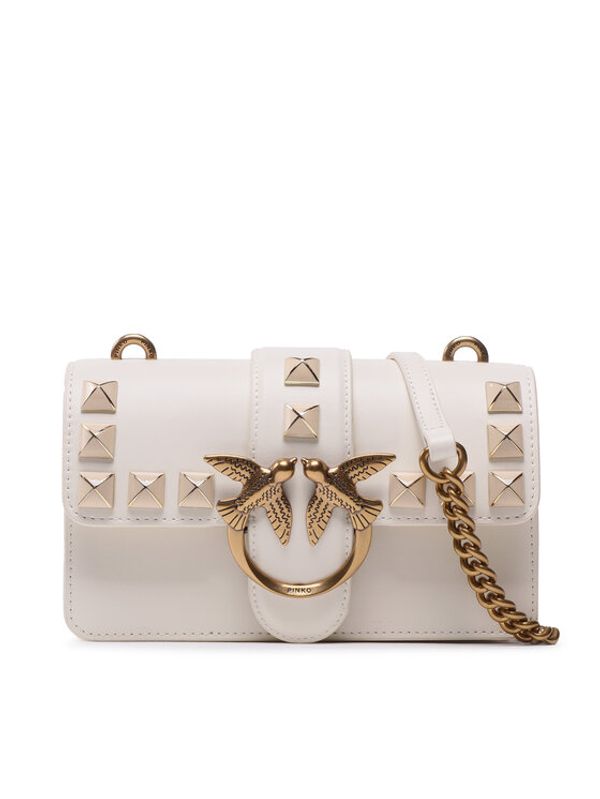 Pinko Pinko Дамска чанта Love One Mini Cl . PE 23 PLTT 100059 A0NF Екрю