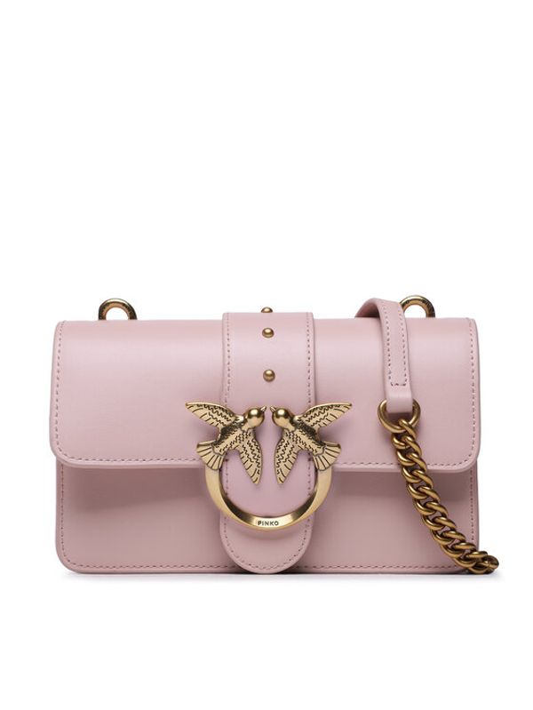Pinko Pinko Дамска чанта Love One Mini Cl Розов
