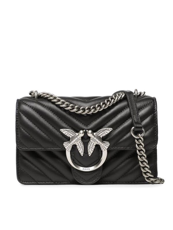 Pinko Pinko Дамска чанта Love One Mini Dc PE 23 PLTT 100074 A0GK Черен