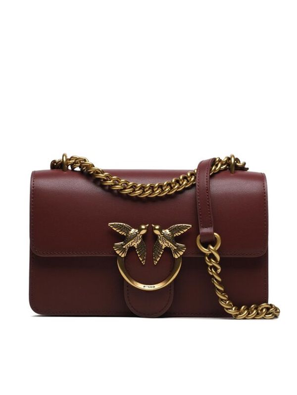 Pinko Pinko Дамска чанта Love One Mini Dc. AI 23-24 PLTT 100074 A0F1 Бордо