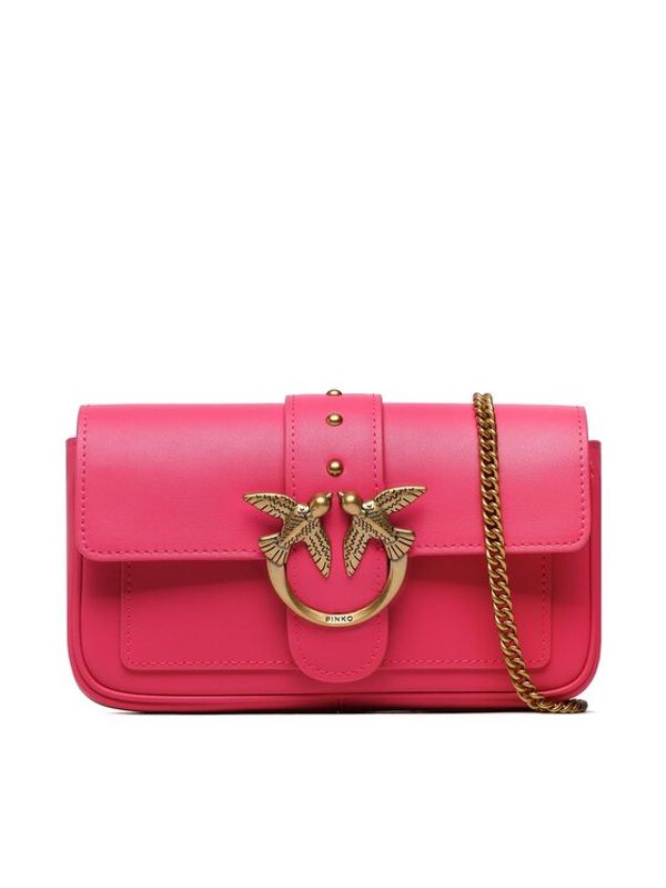 Pinko Pinko Дамска чанта Love One Pocket C PE 23 PLTT 100061 A0F1 Розов