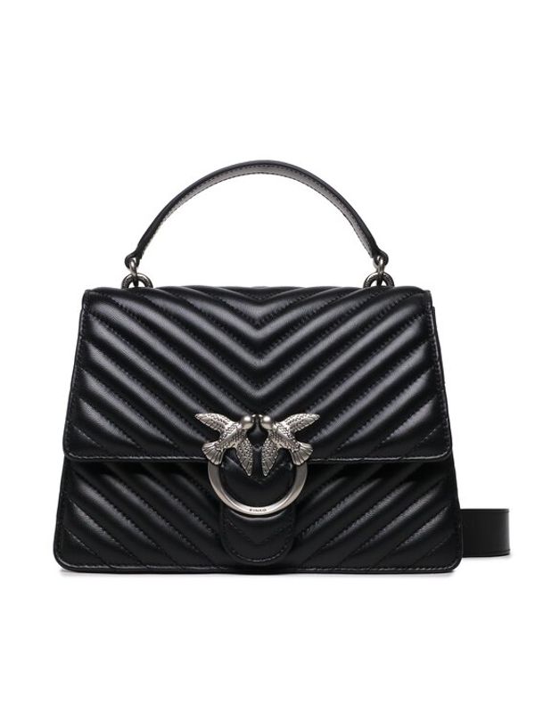 Pinko Pinko Дамска чанта Love One Top Handle Classic Ligh . PE 23 PLTT 100066 A0GK Черен