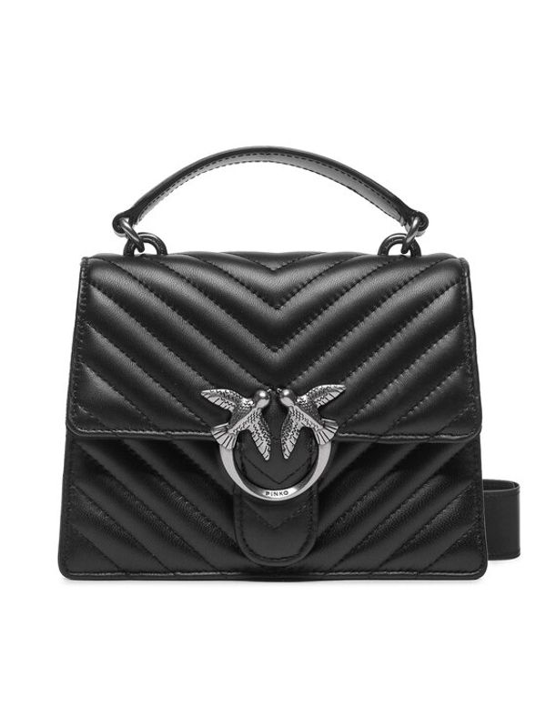 Pinko Pinko Дамска чанта Love One Top Handle Mini Light . PE 23 PLTT 100071 A0GK Черен